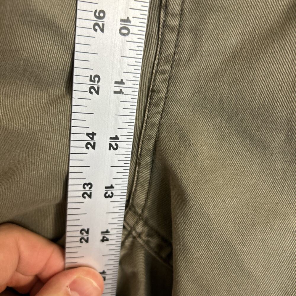 Vintage Nautical Mens Cargo Shorts Size 38 Green Cotton Y2K Skater Grunge - Picture 7 of 12